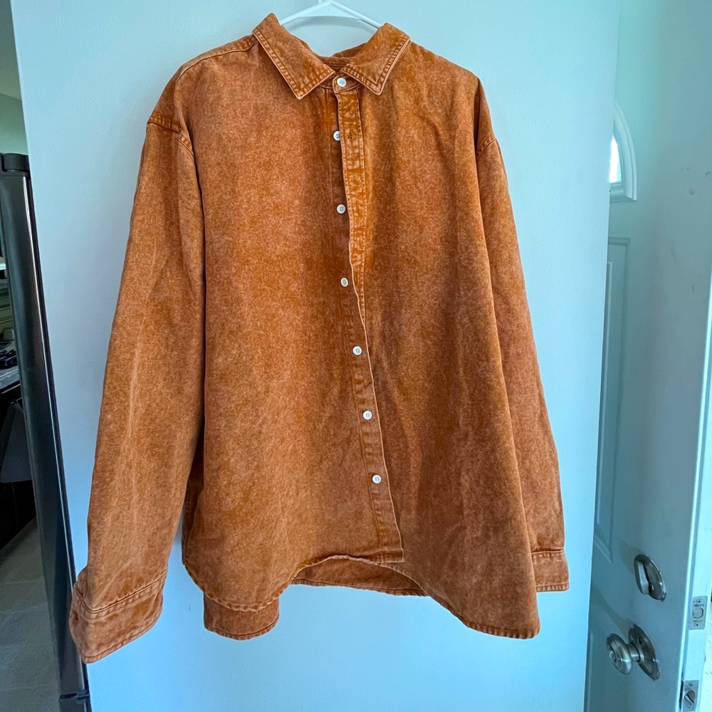 Urban Outfitters BDG Orange Button Down
